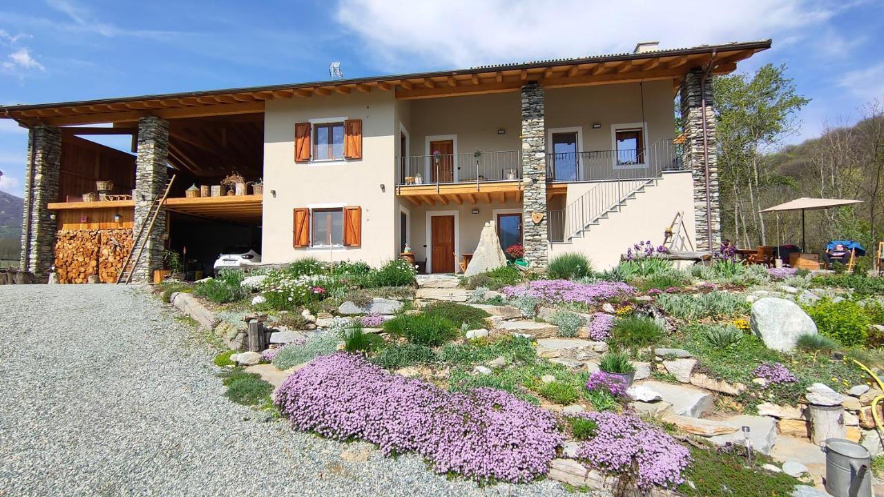 Semi Al Vento: La Bio-Casa Nel Giardino Incantato! Apartment Paesana Exterior photo